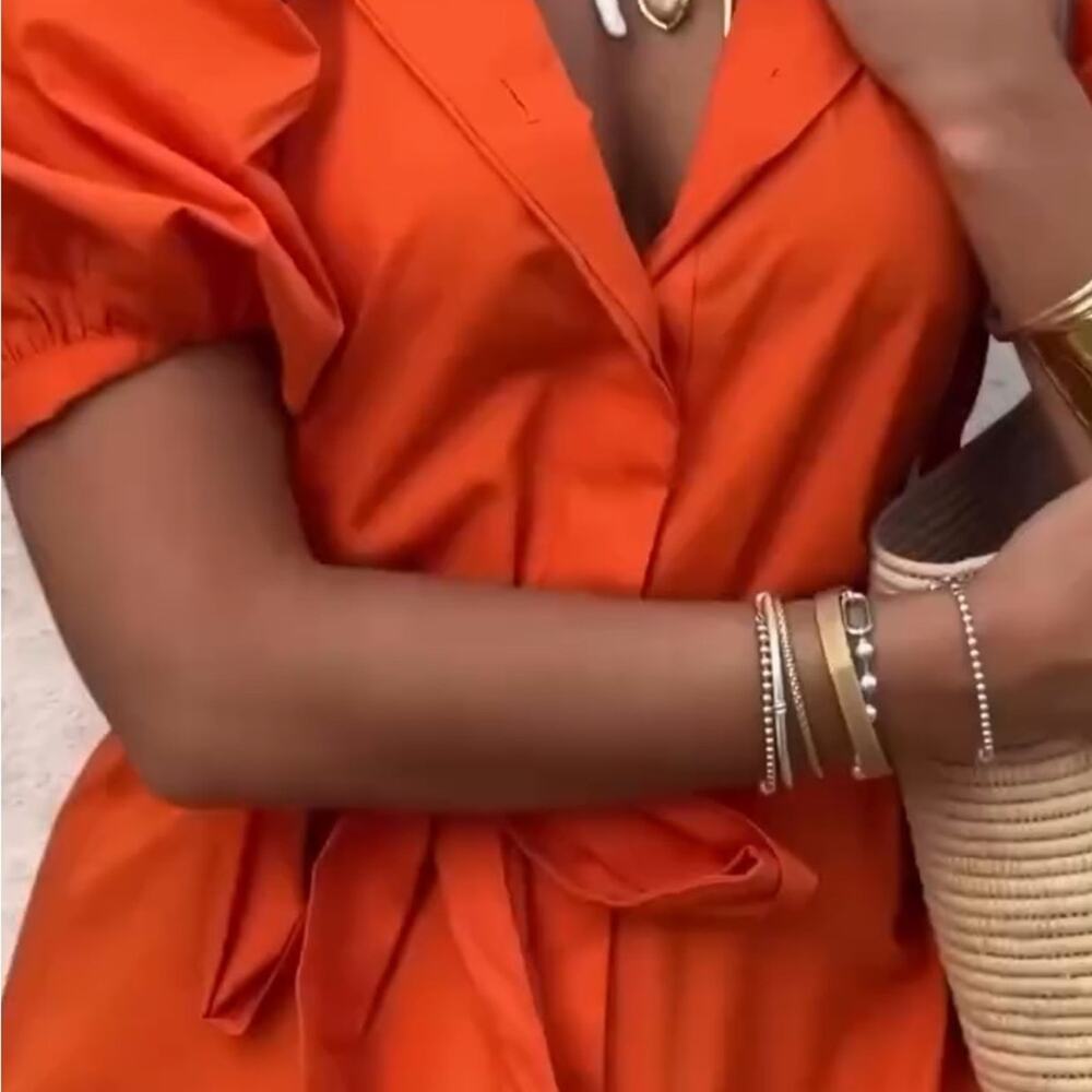 ZARA BLOGGER FAVORITE POPLIN DRESS ZW COLLECTION - Picture 7 of 11